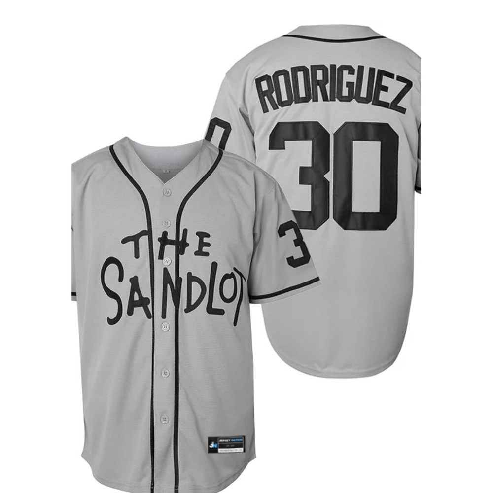 The Sandlot Benny Jersey Benny The Jet Rodriguezโ Movie Baseball Jersey Stitch L